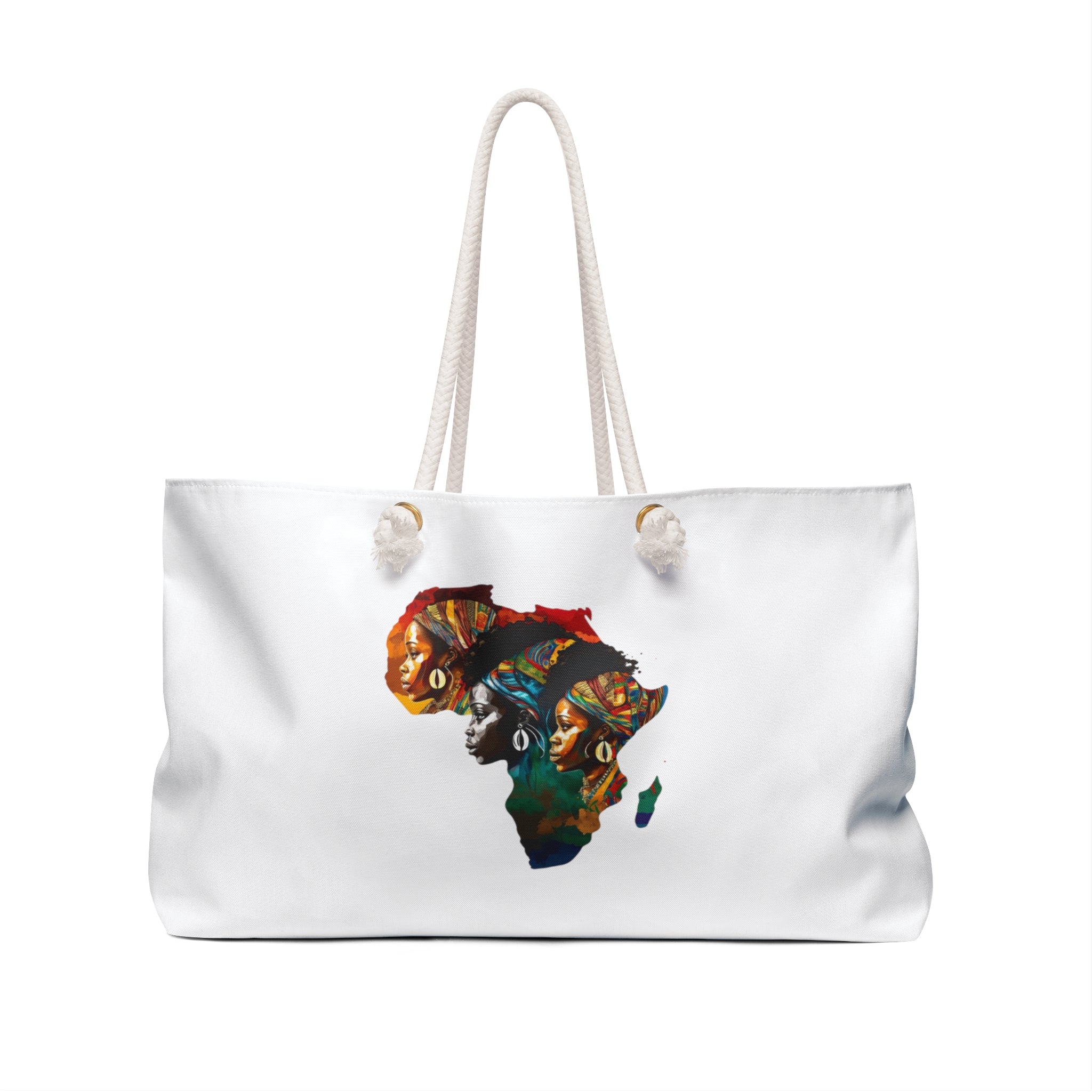 AfricaN white  Weekender Bag