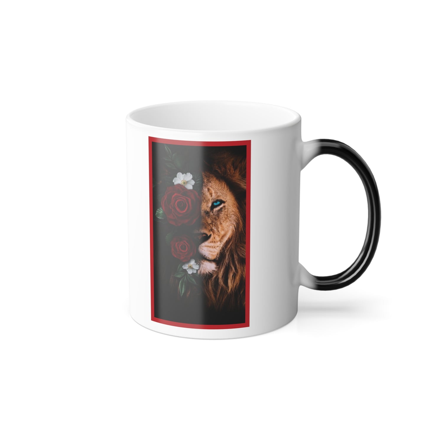 lion rose  Morphing Mug, 11oz