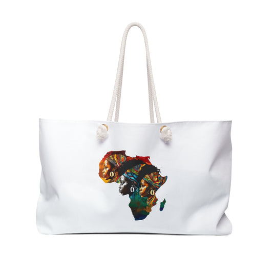 AfricaN white  Weekender Bag