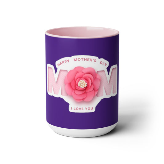 Happy mother’s Day Two-Tone Coffee Mugs, 15oz