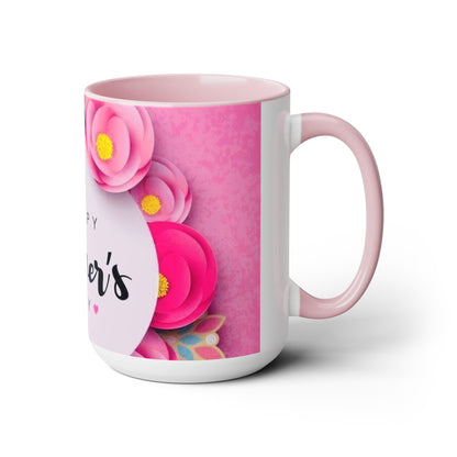 Happy Mother’s days Two-Tone Coffee Mugs, 15oz