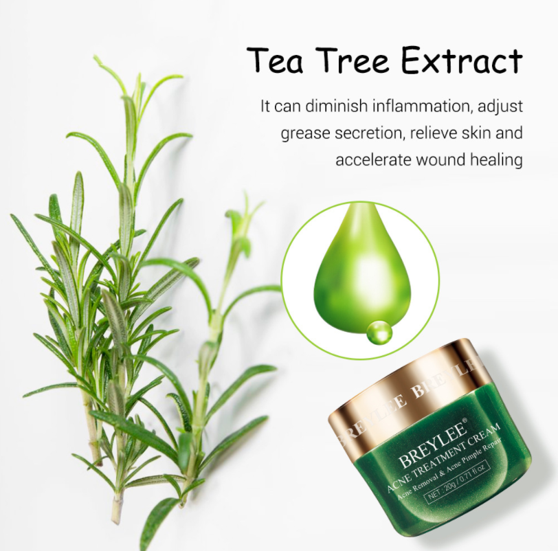 Tea tree acne cream moisturizing acne cream