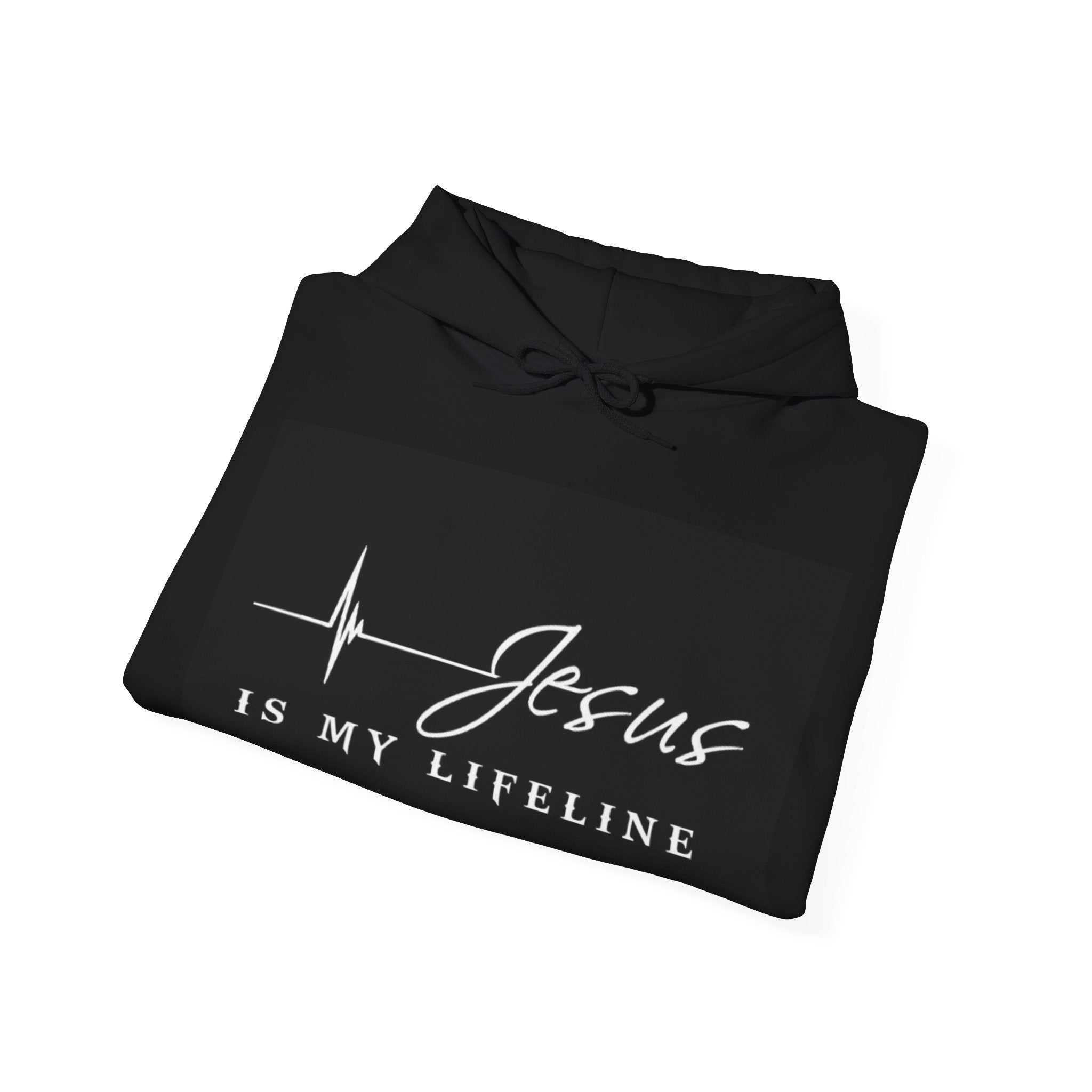 Jesus is my lifeline Unisex Heavy Blend™ Hooded Sweatshirt