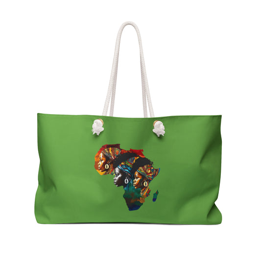 African light  green  Weekender Bag