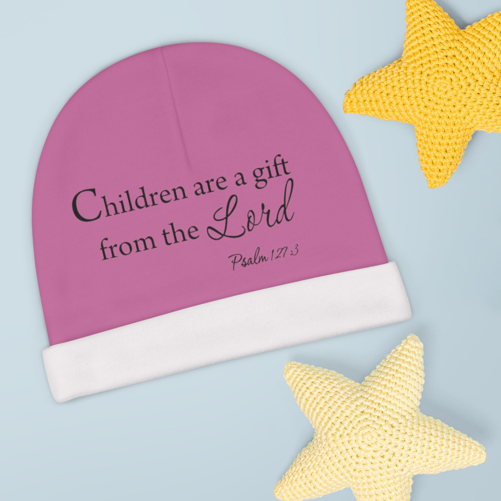 Children  are Gift from LORD Baby Beanie (AOP)