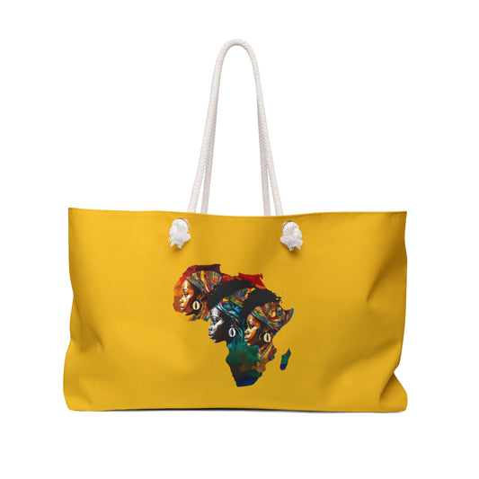 African yellow Weekender Bag
