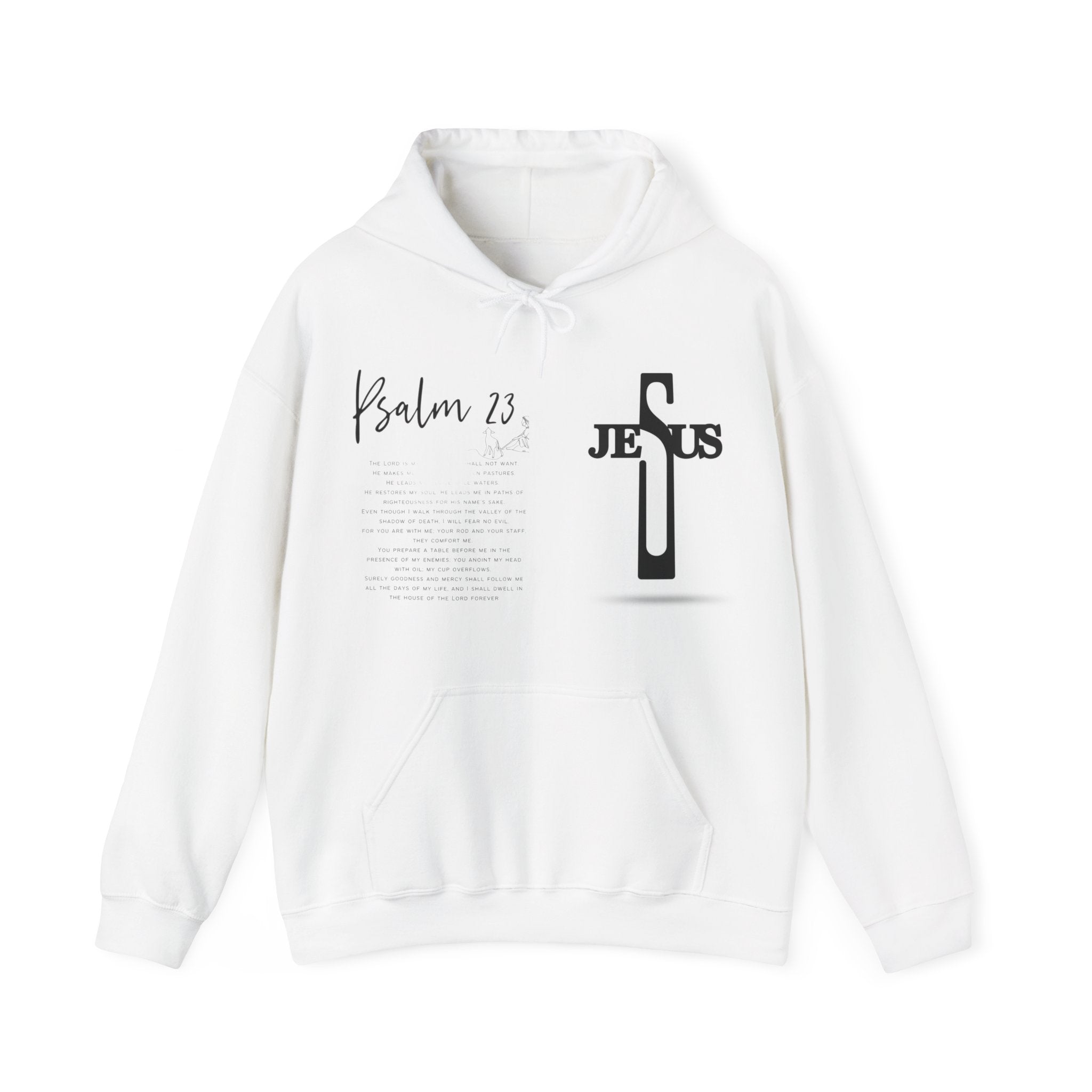Psalm23 WOODIES Unisex Heavy Blend™ Hooded Sweatshirt